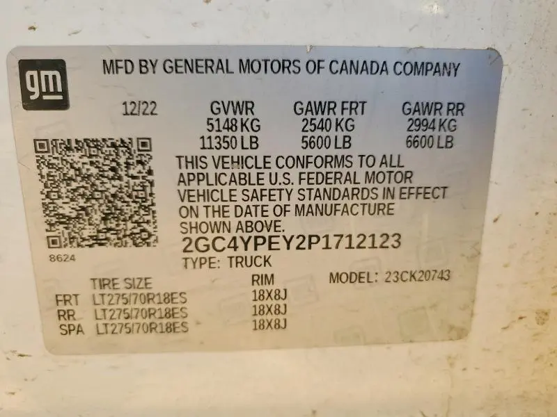 2023 CHEVROLET SILVERADO K2500 HEAVY DUTY LTZ  