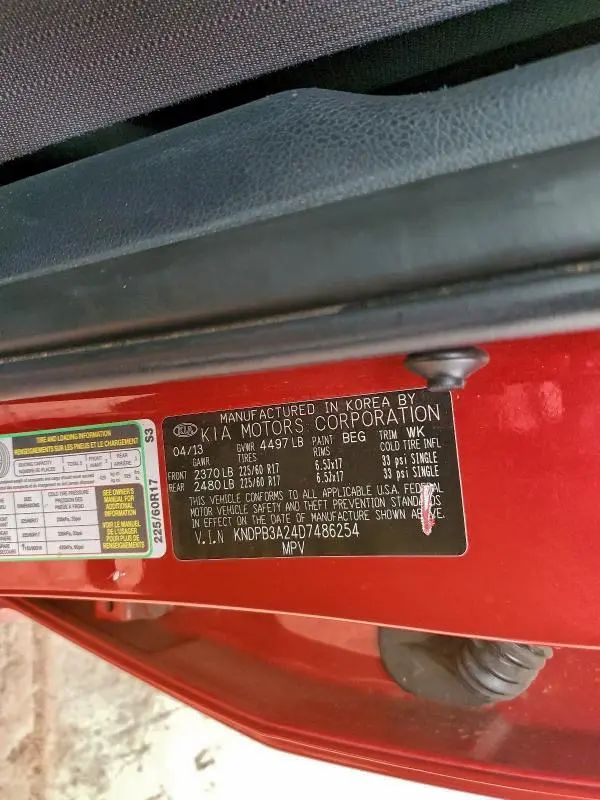 2013 KIA SPORTAGE BASE  