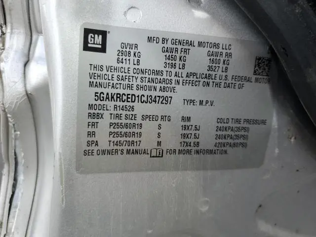 2012 BUICK ENCLAVE   