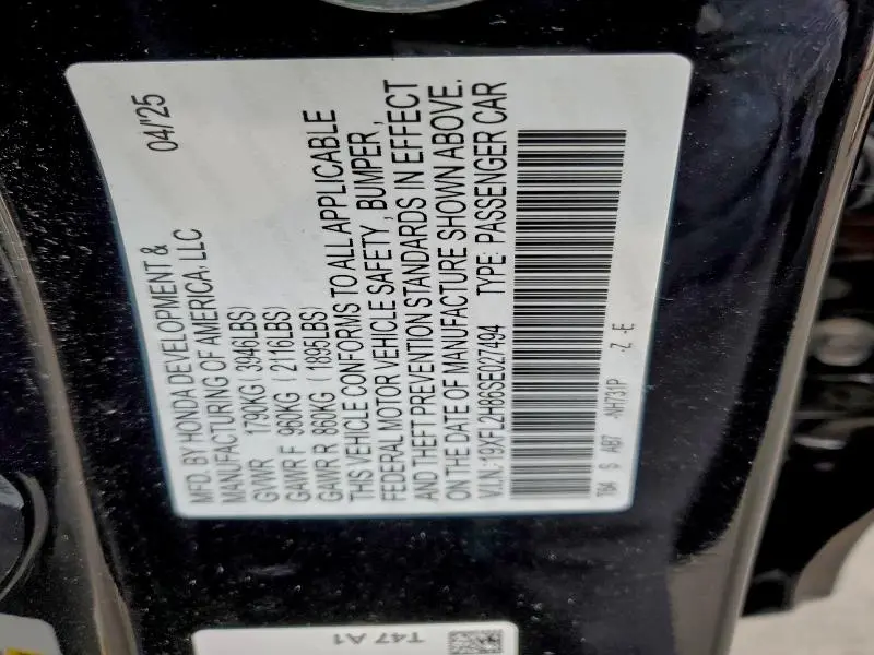 2025 HONDA CIVIC SPORT  