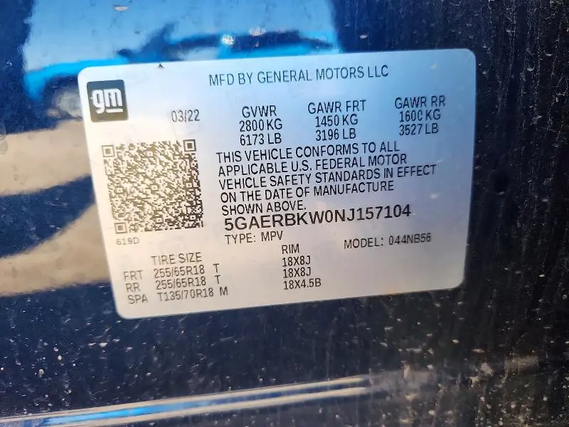 2022 BUICK ENCLAVE ESSENCE  
