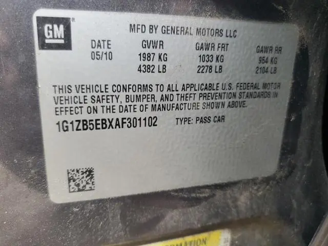 2010 CHEVROLET MALIBU LS  