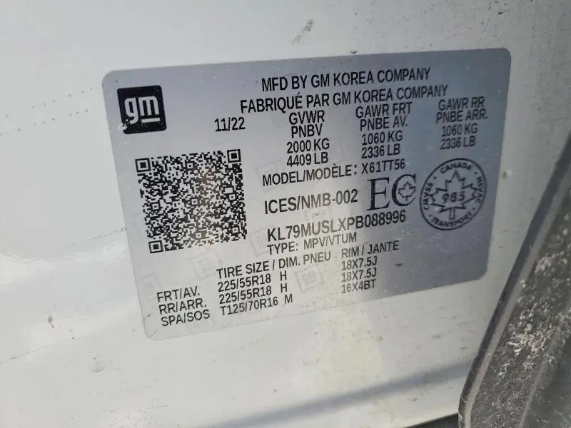 2023 CHEVROLET TRAILBLAZER RS  