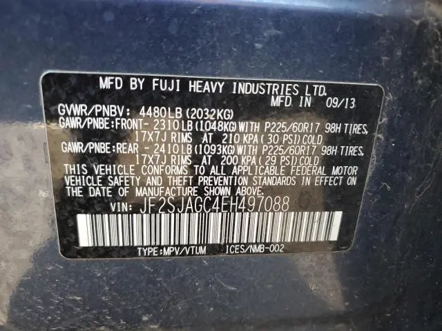 2014 SUBARU FORESTER 2.5I PREMIUM  