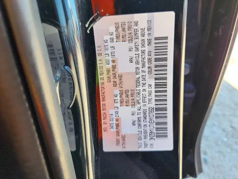 2014 MAZDA 3 SPORT  