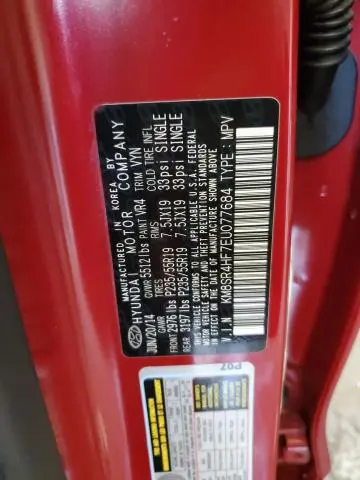 2014 HYUNDAI SANTA FE GLS  