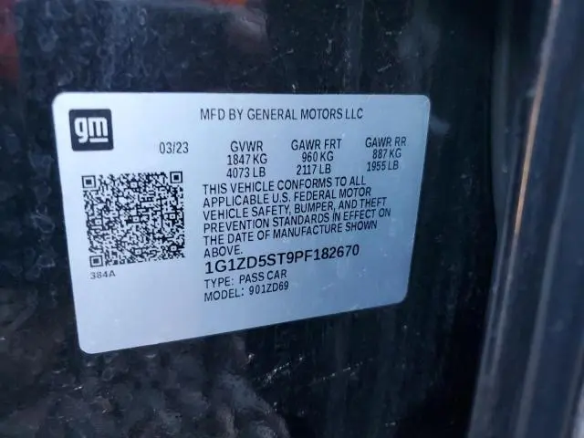 2023 CHEVROLET MALIBU LT  