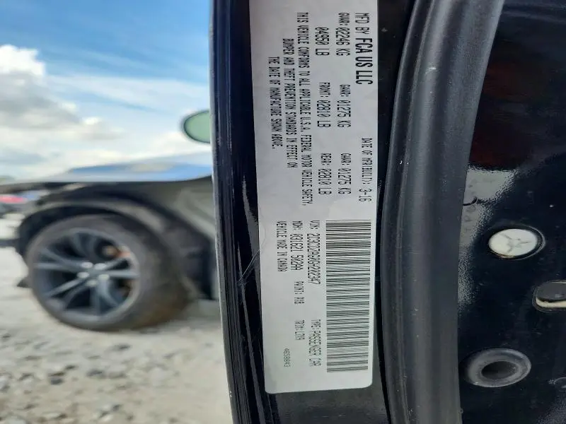 2016 DODGE CHALLENGER SXT  
