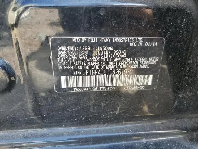 2014 SUBARU IMPREZA PREMIUM  