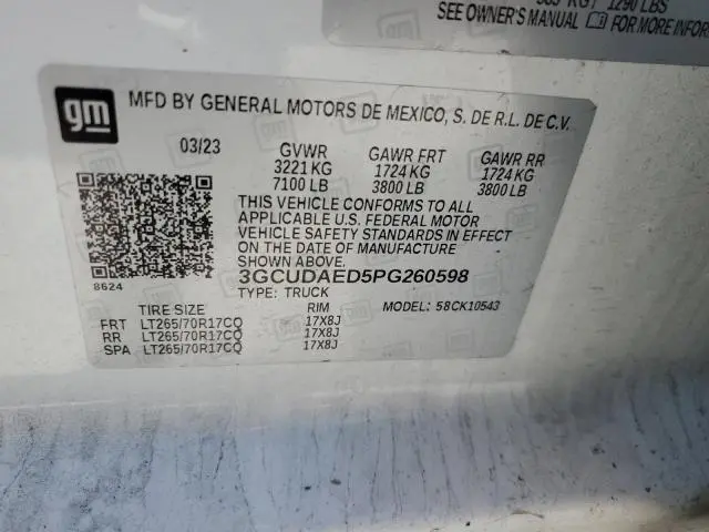 2023 CHEVROLET SILVERADO K1500  