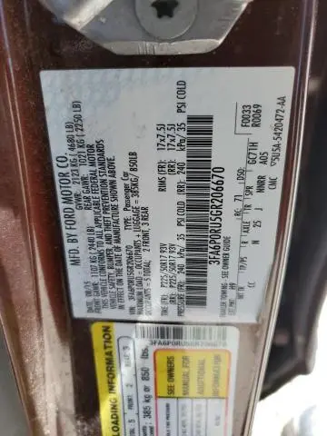 2016 FORD FUSION TITANIUM HEV  