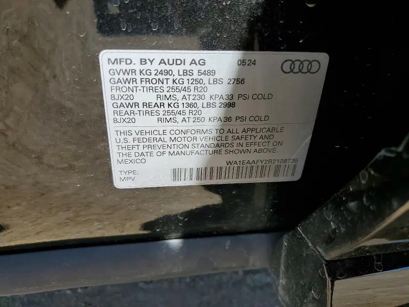 2024 AUDI Q5 PREMIUM PLUS 45  