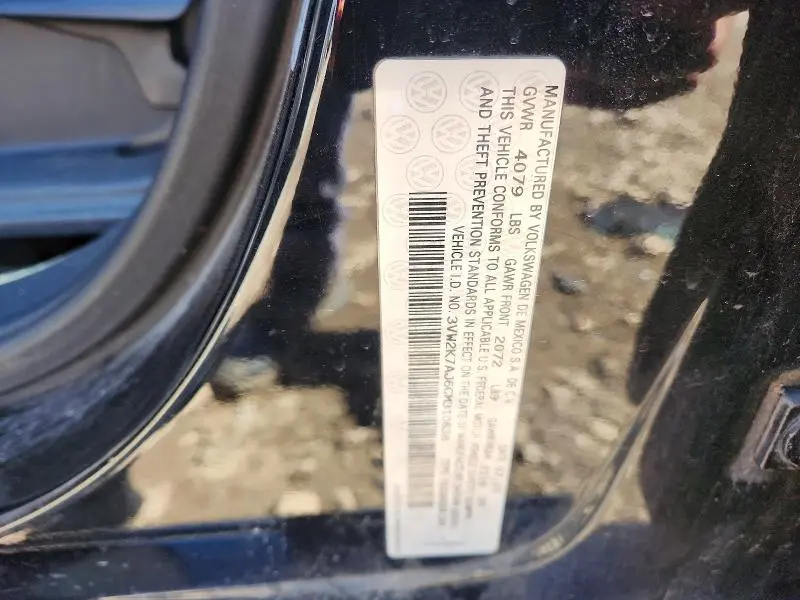 2012 VOLKSWAGEN JETTA BASE  