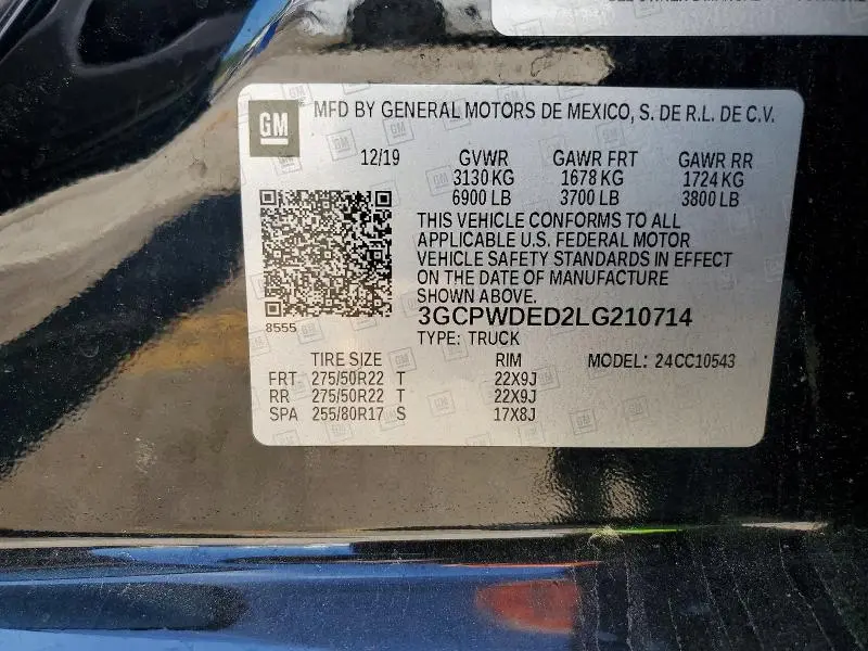 2020 CHEVROLET SILVERADO C1500 RST  