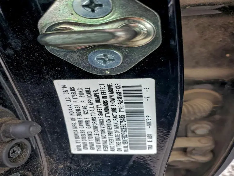 2014 HONDA CIVIC EXL  