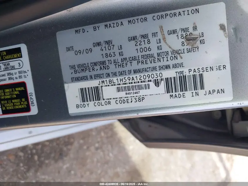 2010 MAZDA MAZDA3 S SPORT