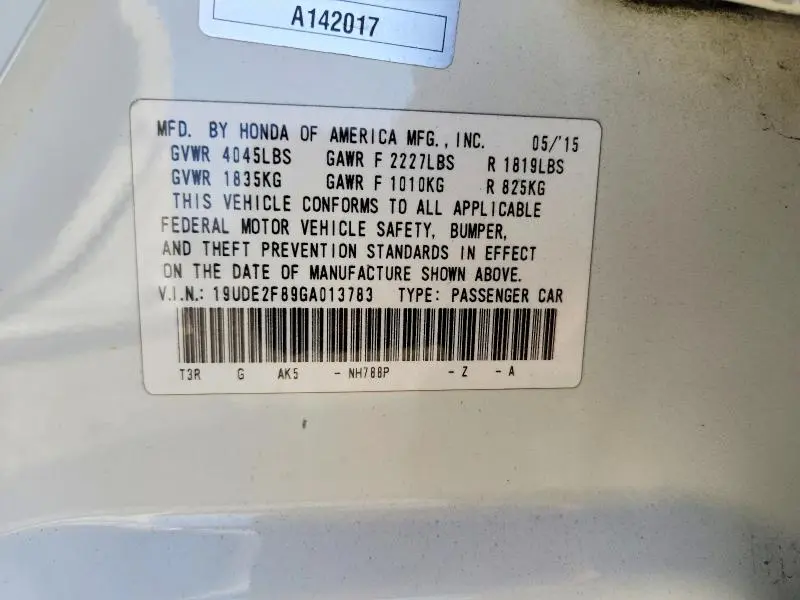 2016 ACURA ILX PREMIUM  