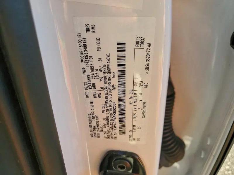 2023 FORD F150 SUPERCREW  