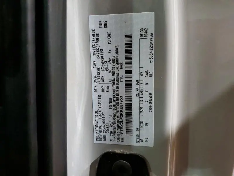 2024 FORD F150 STX  