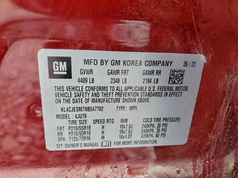 2022 BUICK ENCORE PREFERRED  