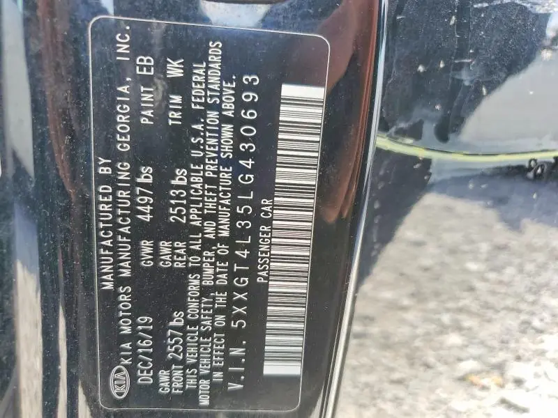 2020 KIA OPTIMA SPECIAL EDITION  