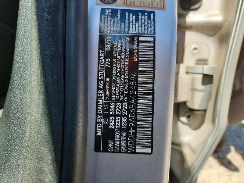 2011 MERCEDES-BENZ E 550 4MATIC  