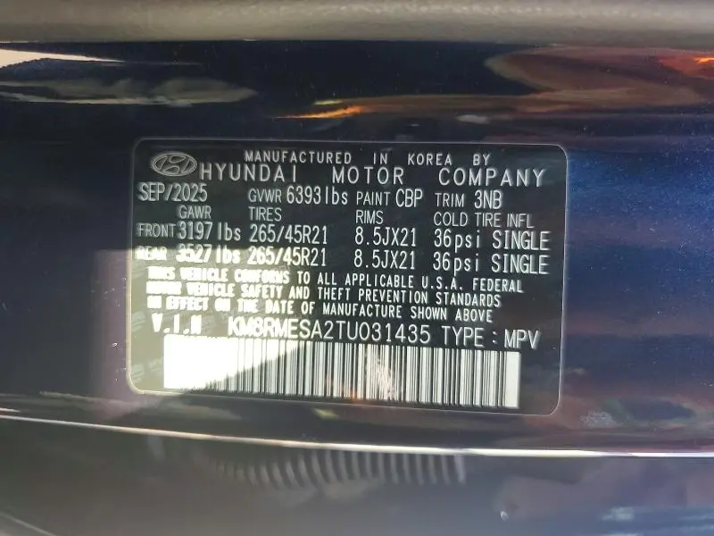 2026 HYUNDAI PALISADE CALLIGRAPHY  
