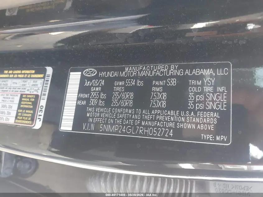 2024 HYUNDAI SANTA FE SEL