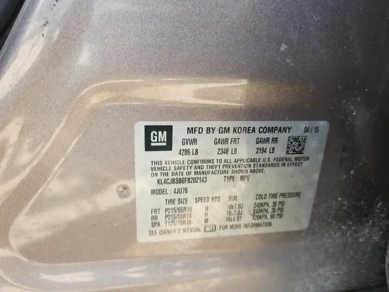 2015 BUICK ENCORE CONVENIENCE  