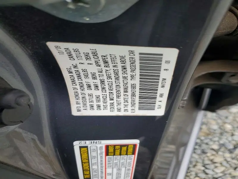 2010 HONDA CIVIC LX  