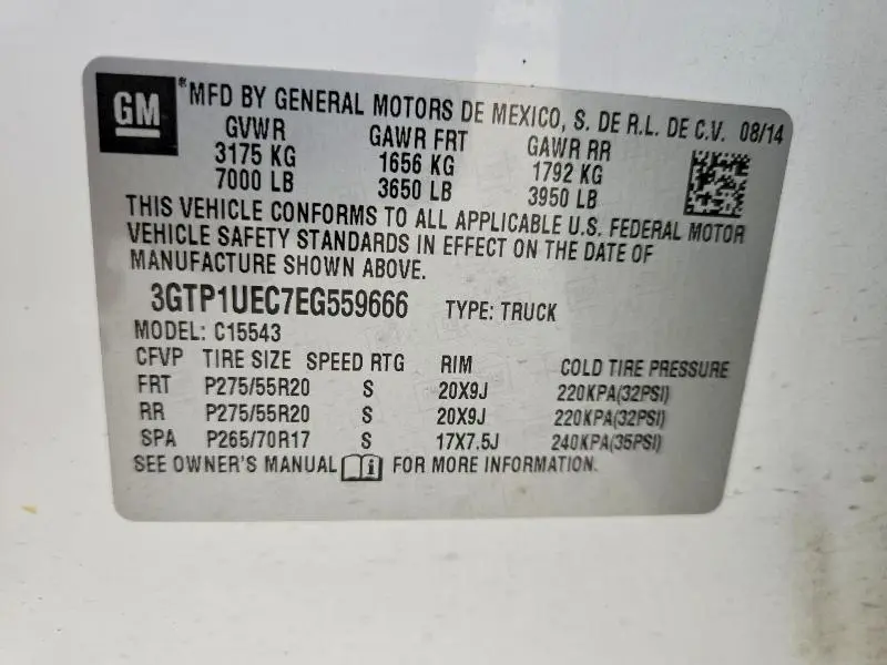 2014 GMC SIERRA C1500 SLE  