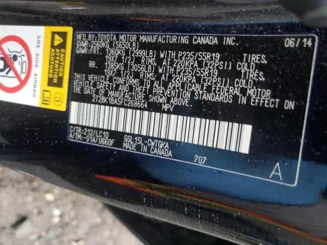 2015 LEXUS RX 350 BASE  