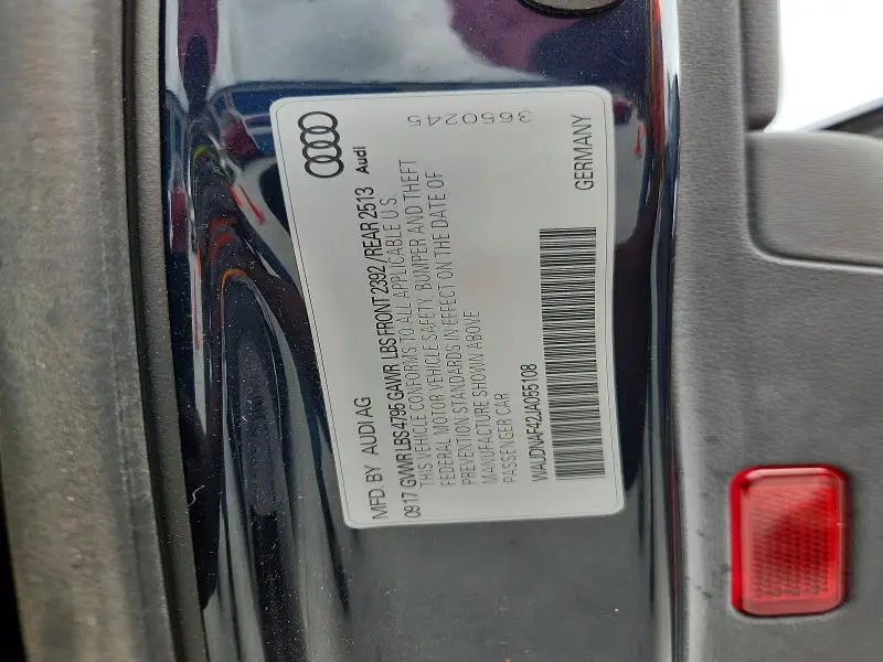 2018 AUDI A4 PREMIUM  