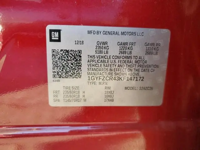 2019 CADILLAC XT4 PREMIUM LUXURY  