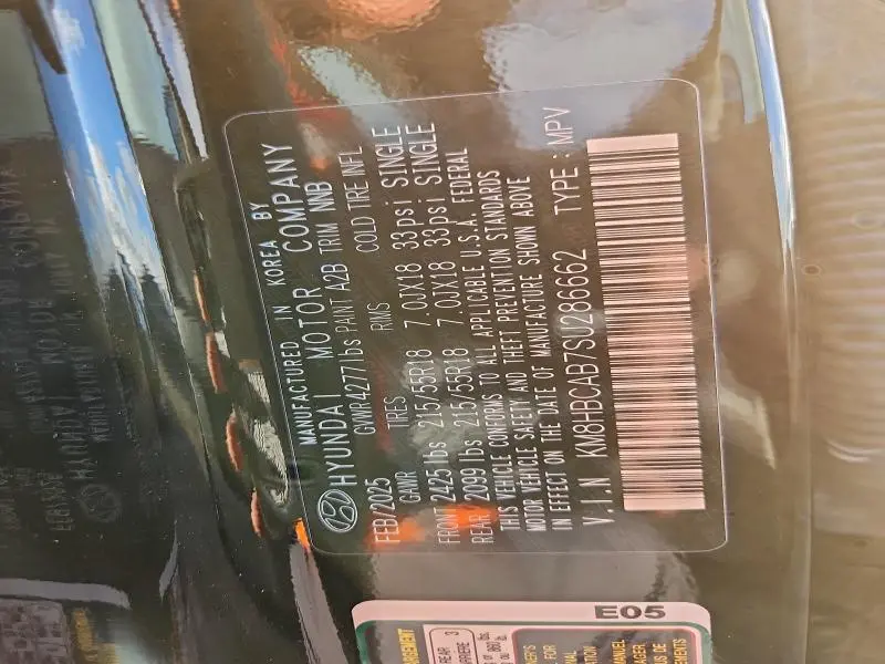 2025 HYUNDAI KONA SEL  