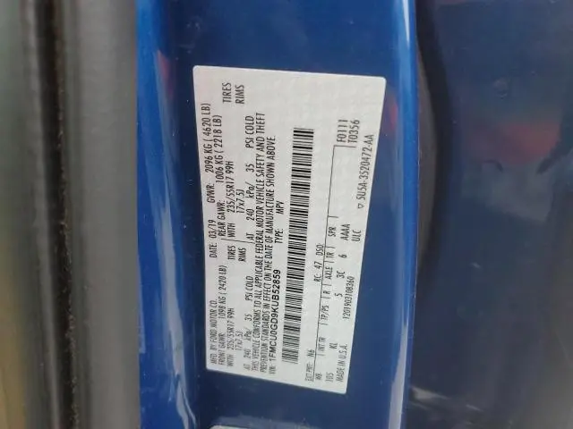 2019 FORD ESCAPE SE  