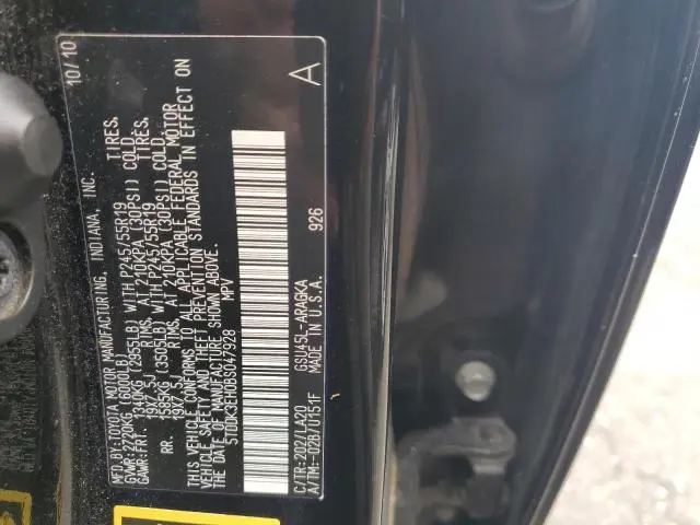 2011 TOYOTA HIGHLANDER LIMITED  