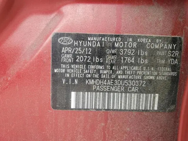 2013 HYUNDAI ELANTRA GLS