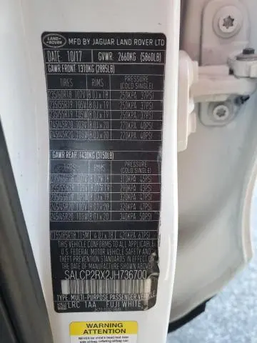 2018 LAND ROVER DISCOVERY SPORT SE  