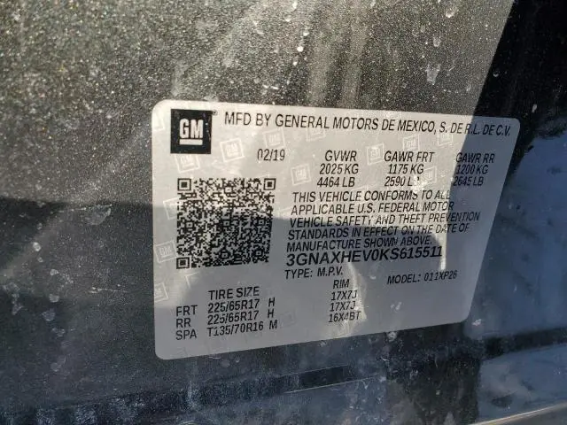 2019 CHEVROLET EQUINOX LS  