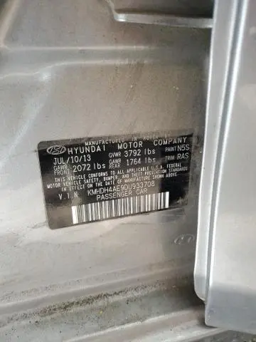 2013 HYUNDAI ELANTRA GLS  