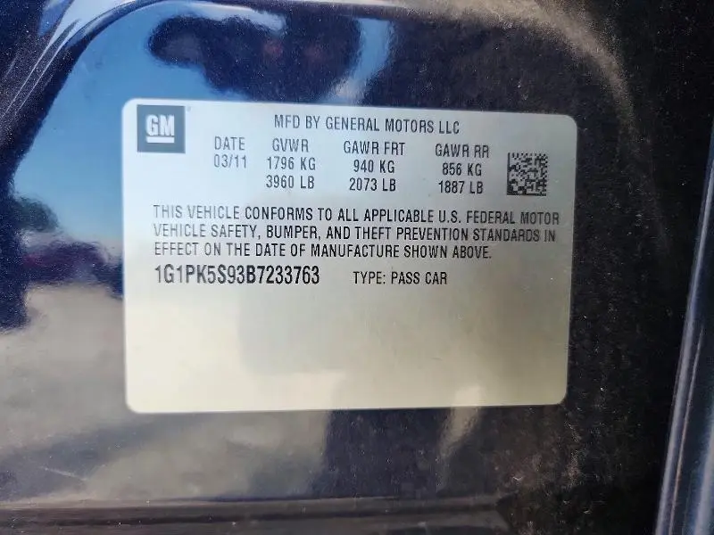 2011 CHEVROLET CRUZE ECO  