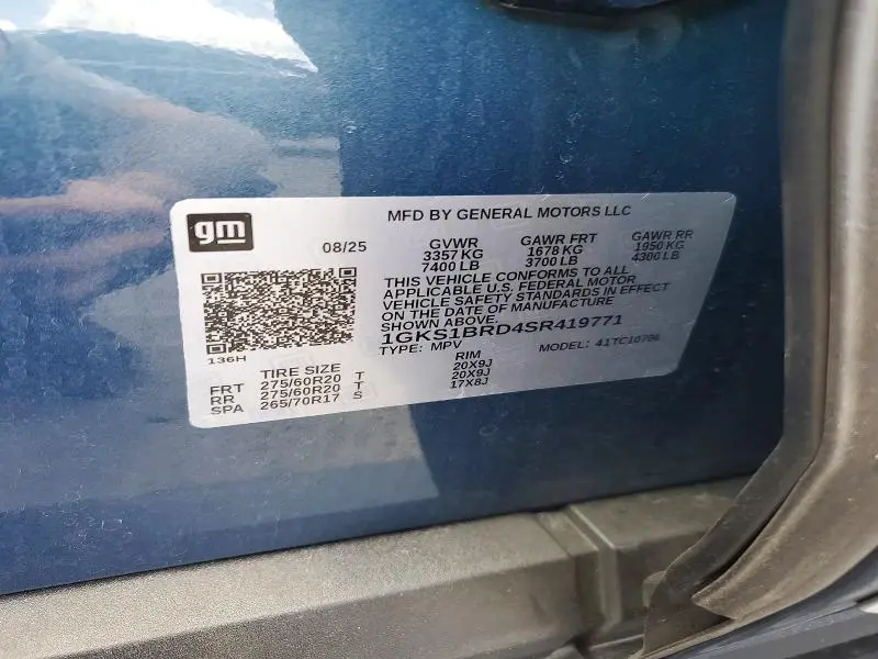 2025 GMC YUKON ELEVATION  