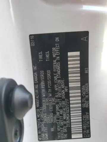 2016 LEXUS RX 350 BASE  