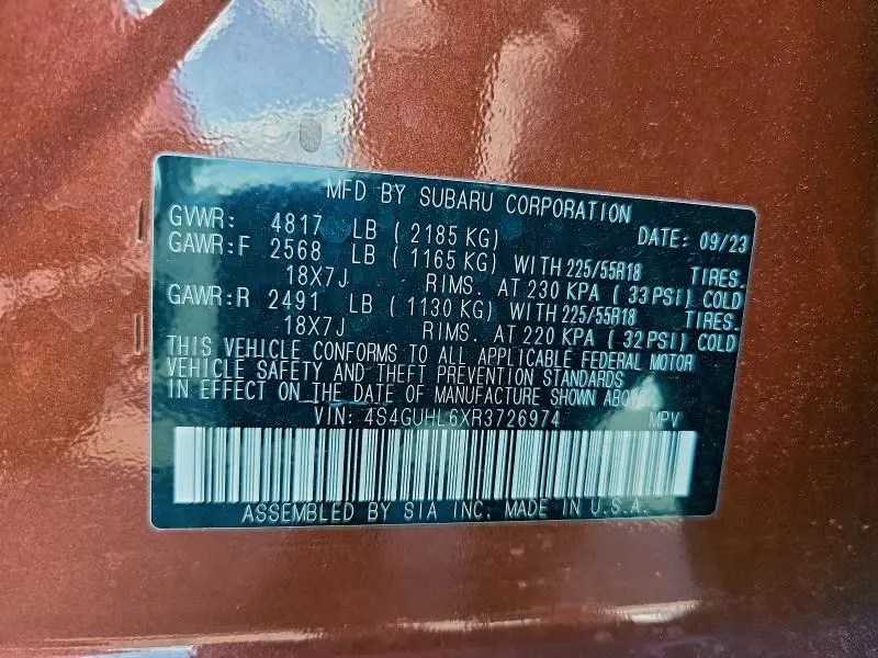 2024 SUBARU CROSSTREK LIMITED  