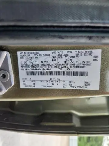 2013 FORD ESCAPE SE  