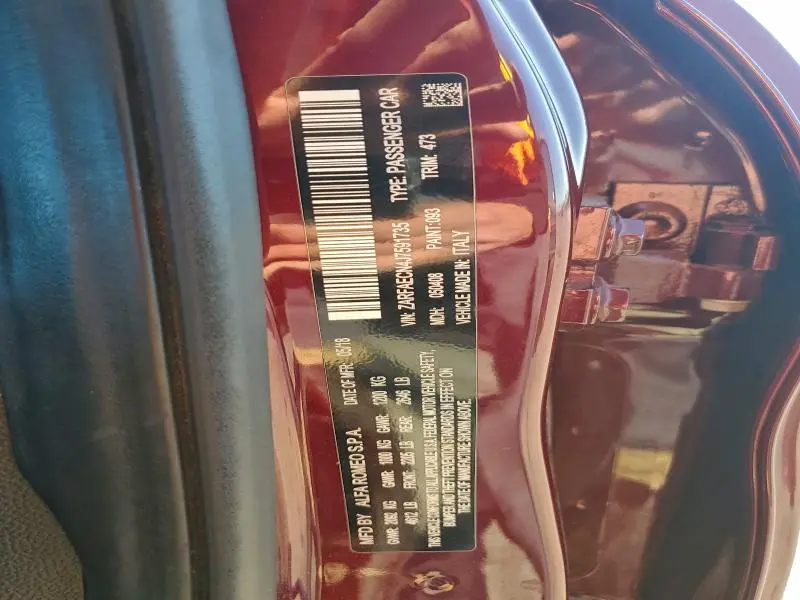 2018 ALFA ROMEO GIULIA TI  