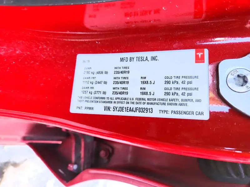 2018 TESLA MODEL 3   