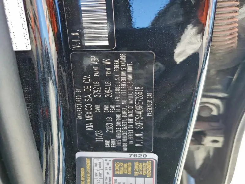 2024 KIA FORTE GT LINE  