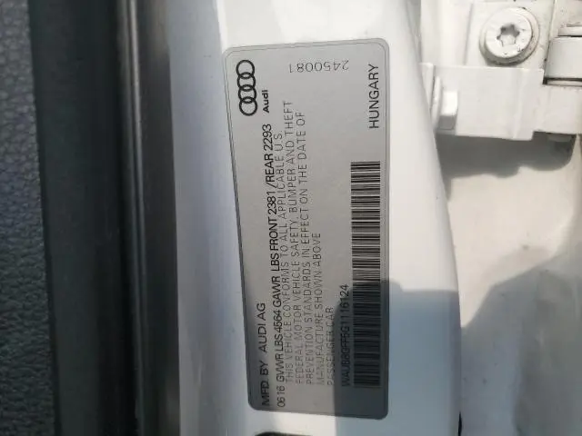 2016 AUDI A3 PREMIUM  